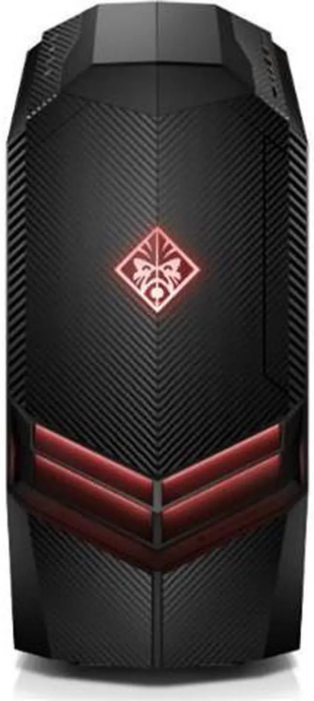Alt view image 2 of 8 - HP Desktop Computer Omen 880-020 AMD Ryzen 5 1400 8GB DDR4 1TB HDD 256GB SSD AMD Radeon RX 580 Windows 10 Home