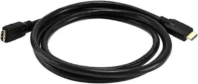 Alt view image 9 of 14 - Monoprice Commercial Series High Speed HDMI Extension Cable, 4K @ 24Hz, 10.2Gbps, 24AWG, CL2, 10ft, Black