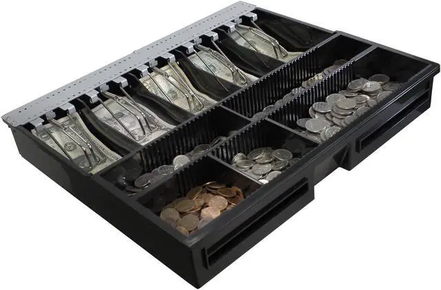 Alt view image 3 of 13 - Adesso MRP-16CD-TR 16” POS Cash Drawer Tray - 14" x 12.8" x 2.5"