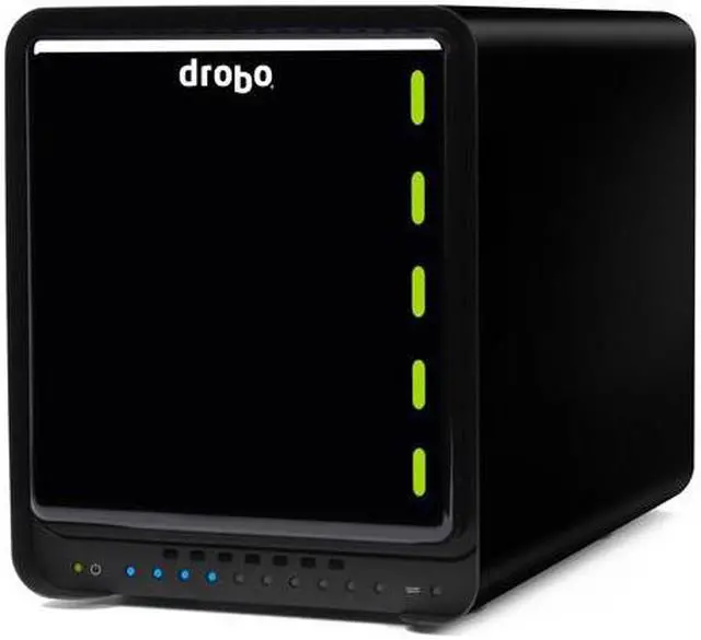 Alt view image 8 of 20 - Drobo 5C 5-Drive Direct Attached Storage (DAS) Array with USB 3.0 port, Type-C (DDR4A21)