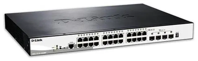 Alt view image 4 of 18 - D-Link DGS-1510-28XMP Systems 28-Port Gigabit SmartPro Stackable PoE/PoE+ Switch Including 4 10GbE SFP+ Ports