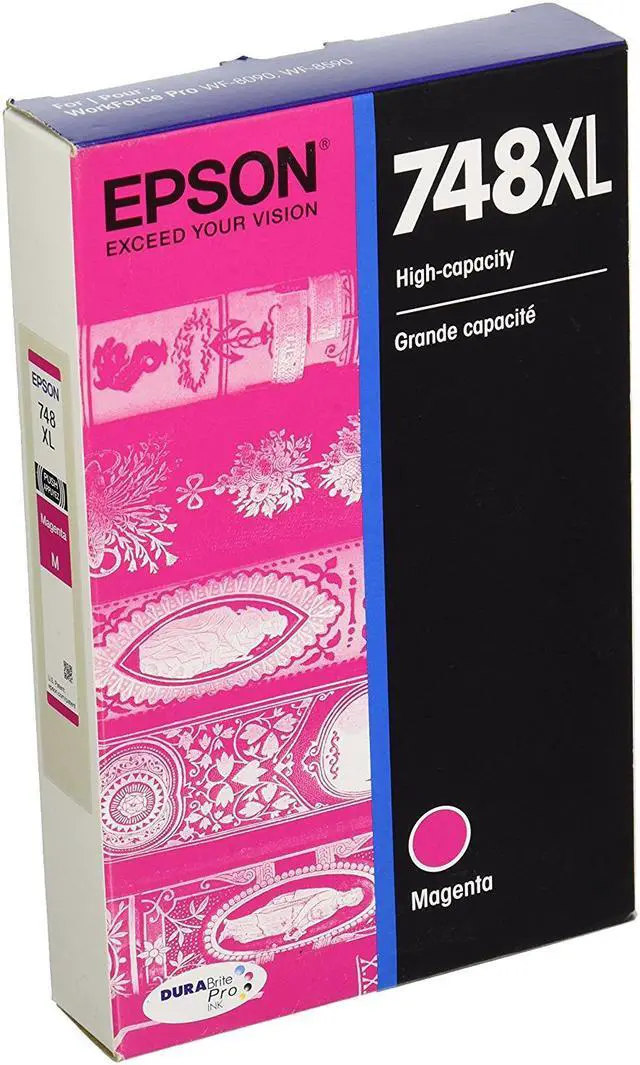 Alt view image 6 of 7 - Epson 748 Ink Cartridge - Magenta