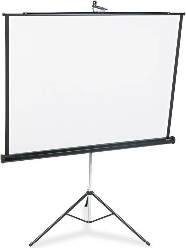Alt view image 2 of 8 - Quartet Manual Projection Screen with 60 x 60" Screen Size Includes Tripod 560S