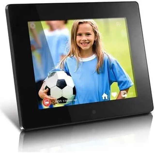 Alt view image 14 of 20 - Aluratek 8" Wi-Fi Digital Photo Frame With Touchscreen Lcd Display