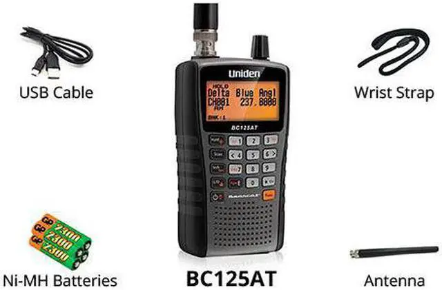 Alt view image 5 of 20 - Uniden BC125AT Bearcat Handheld Scanner