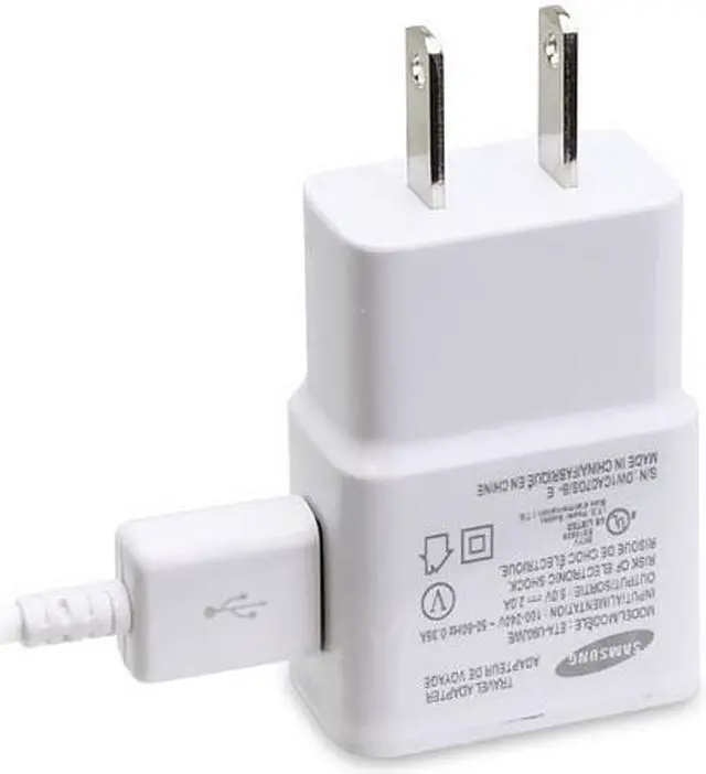 Alt view image 8 of 10 - Original OEM Samsung ETA-U90JWE White High Power 2 Amp Home Wall Travel Charger Adapter For Samsung Galaxy S 5, Galaxy Light, Galaxy Note 3, Galaxy Mega, Galaxy Prevail 2, Galaxy S4 mini, Galaxy Ring