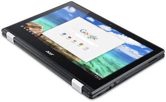 Alt view image 3 of 20 - Acer Chromebook R 11 Chromebook Intel Celeron N3060 4GB Memory 32 GB Flash SSD 11.6" Touch Screen Chrome OS C738T-C7KD