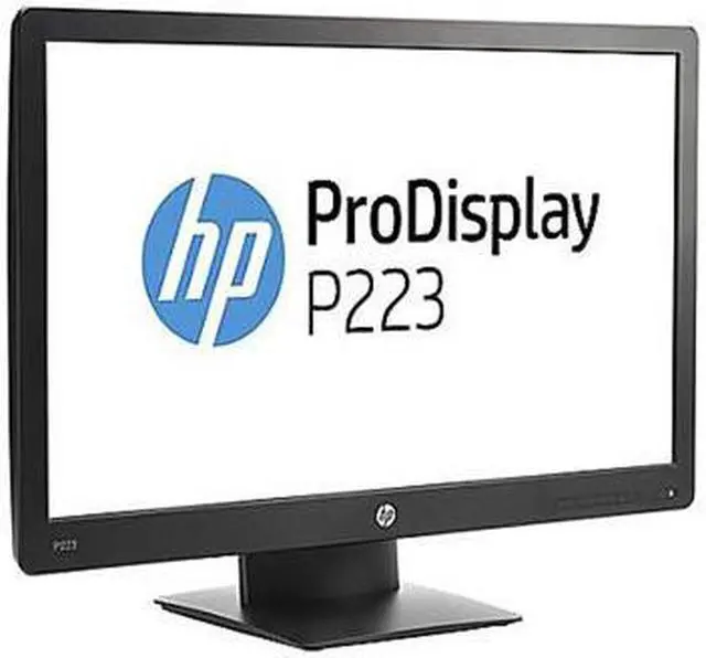 Main image of HP ProDisplay P223 21.5" LED Monitor, 1920 x 1080, 16:9, 3000:1, 250 cd/m2, VGA, DisplayPort, Tilt Adjustable, 178/178 Viewing Angle