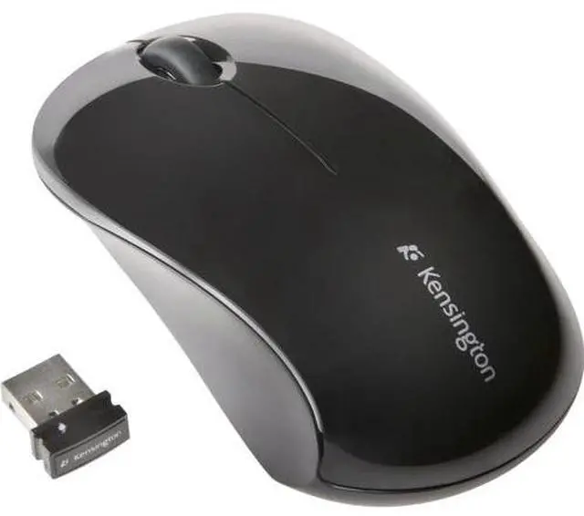 Alt view image 3 of 15 - Kensington K74532WW Black 3 Buttons USB Wireless Optical Mouse