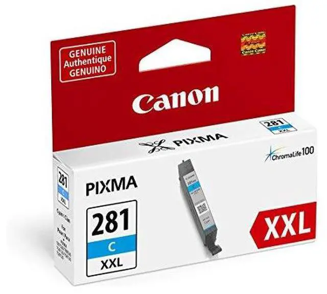 Alt view image 2 of 13 - Canon Cli-281 Xxl Ink Cartridge - Cyan