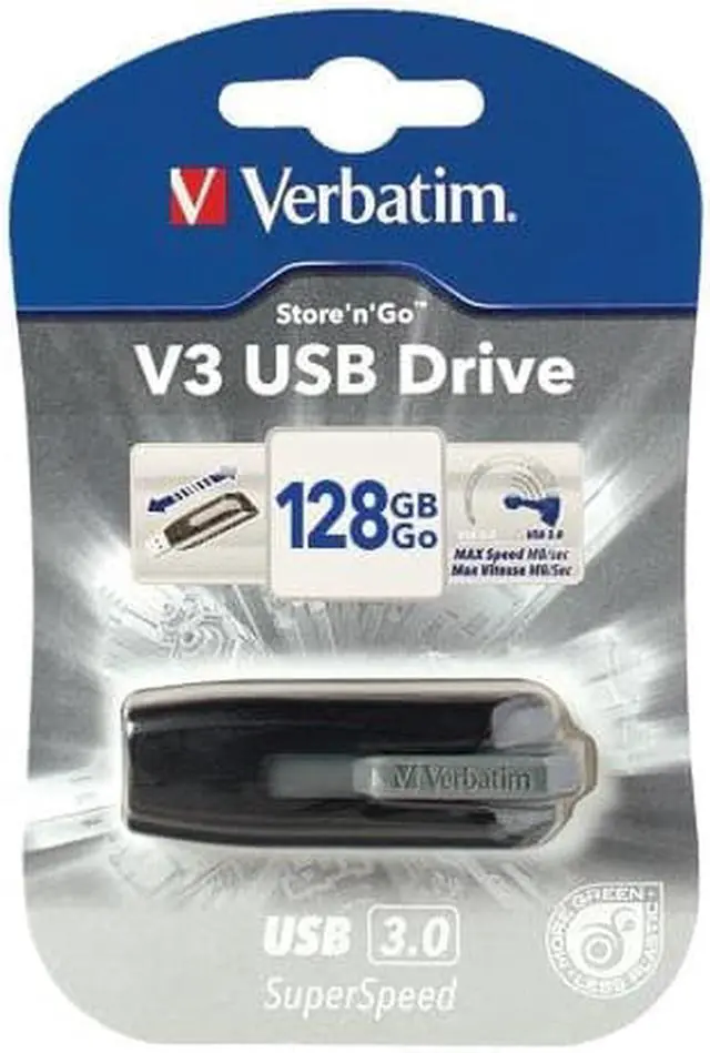 Alt view image 2 of 3 - Verbatim VTM49189B 128GB Flash Drive