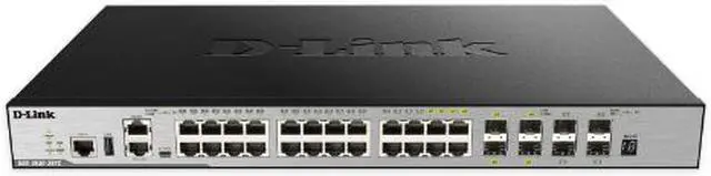 Alt view image 2 of 8 - D-LINK SYSTEMS DGS-3630-28TC/SI DGS-3630 SERIES 28-PORT L3 FULLY MANAGED GIGABIT SWITCH