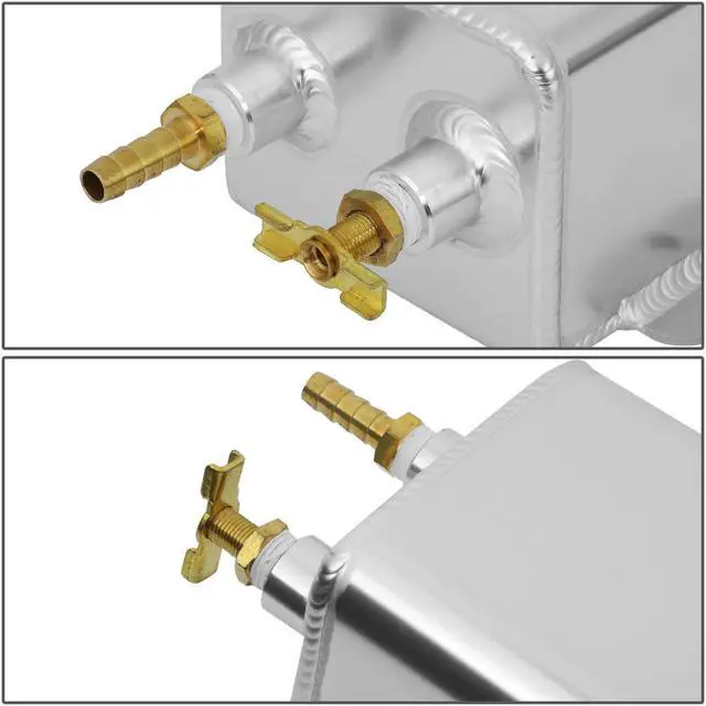 Alt view image 4 of 5 - DNA Motoring TANK-EXP-001 For AT Automatic Transmission Aluminum Fluid/Oil Expansion Tank Bottle Universal
