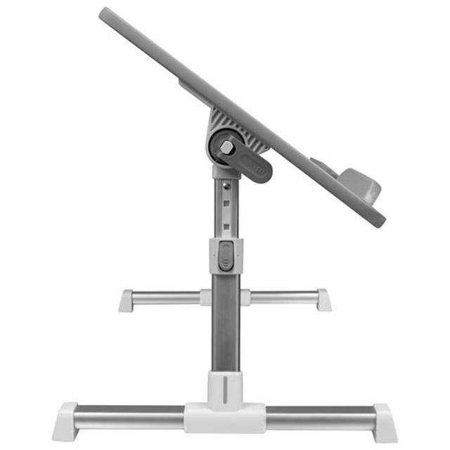Aluratek – Tavolo Raffreddato Per Laptop Con Ventola, Regolabile In Altezza E Inclinazione, Alluminio, Per Notebook Fino A 17", Portatile
