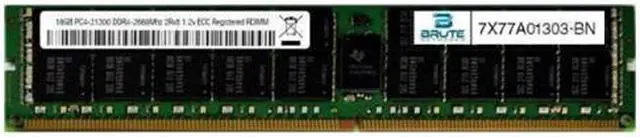 Alt view image 6 of 16 - Lenovo 7X77A01303 Truddr4 - Ddr4 - 16 Gb - Dimm 288-Pin - 2666 Mhz / Pc4-21300 - 1.2 V - Registered - Ecc - For Thinksystem Sd530, Sn850, Sr530, Sr550, Sr570, Sr590, Sr650, Sr850, Sr860, Sr950, St550