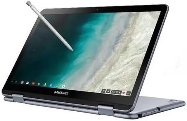Alt view image 2 of 16 - Samsung 12.2" Touchscreen Chromebook Laptop Intel 3965Y 4GB 32GB eMMC Chrome OS