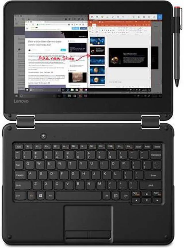 Lenovo 300e Chromebook TOUCH SCREEN 2-in-1 81H00000US 2.10GHz 4GB RAM 32GB SSD - Foto 8