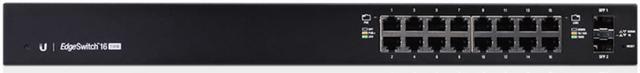 Alt view image 15 of 17 - Ubiquiti Networks EdgeSwitch ES-16-150W-US Managed PoE+ Gigabit Switch with SFP, 150W