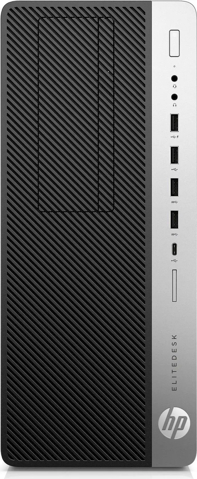 Alt view image 3 of 5 - HP EliteDesk 4BC48UT 800 G4 Desktop Computer i7-8700 8GB 256GB SSD Win10 Pro