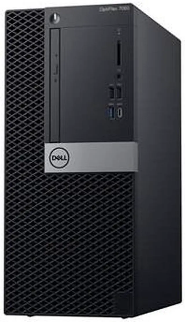 Alt view image 7 of 17 - Dell OptiPlex 7060 Desktop Computer GH6JJ - Core i7 i7-8700 - 8 GB RAM - 500 GB HDD - Mini-tower - Windows 10 Pro 64-bit - AMD Radeon RX 550 4 GB - DVD-Writer - English Keyboard