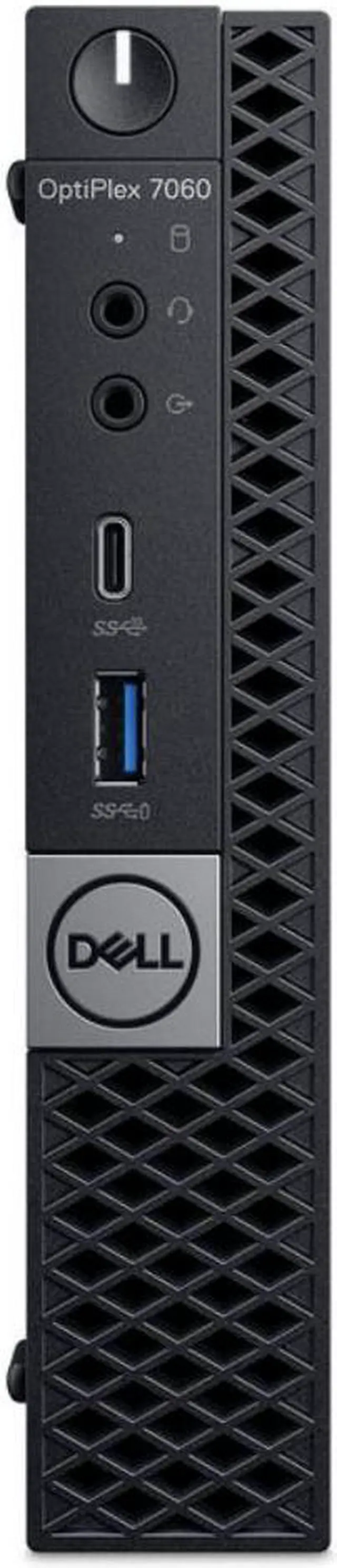 Alt view image 9 of 20 - Dell OptiPlex 7060 PN1RV Desktop Computer - Intel Core i7 (8th Gen) i7-8700T 2.40 GHz - 8 GB DDR4 SDRAM - 128 GB SSD - Windows 10 Pro 64-bit - Micro PC - Wireless LAN - Bluetooth