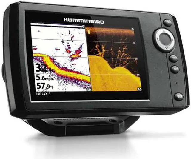 Alt view image 7 of 15 - Humminbird Helix 5 DI G2 DualBeam sonar Plus Fishfinder w/ Transducer 410200-1