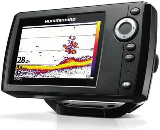 Alt view image 8 of 15 - Humminbird Helix 5 DI G2 DualBeam sonar Plus Fishfinder w/ Transducer 410200-1
