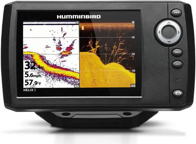 Alt view image 6 of 15 - Humminbird Helix 5 DI G2 DualBeam sonar Plus Fishfinder w/ Transducer 410200-1