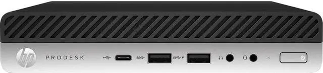 Alt view image 4 of 9 - HP Business Desktop ProDesk 600 G4 Desktop Computer - Intel Core i5 (8th Gen) i5-8500T 2.10 GHz - 8 GB DDR4 SDRAM - 128 GB SSD - Windows 10 Pro 64-bit (English) - Desktop Mini - Intel UHD Graphics 630