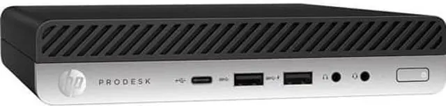 Alt view image 5 of 9 - HP Business Desktop ProDesk 600 G4 Desktop Computer - Intel Core i5 (8th Gen) i5-8500T 2.10 GHz - 8 GB DDR4 SDRAM - 128 GB SSD - Windows 10 Pro 64-bit (English) - Desktop Mini - Intel UHD Graphics 630
