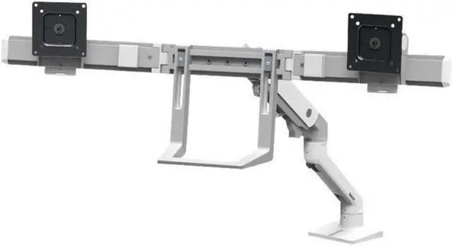 Alt view image 3 of 12 - HX DESK DUAL MONITOR ARM POLIS