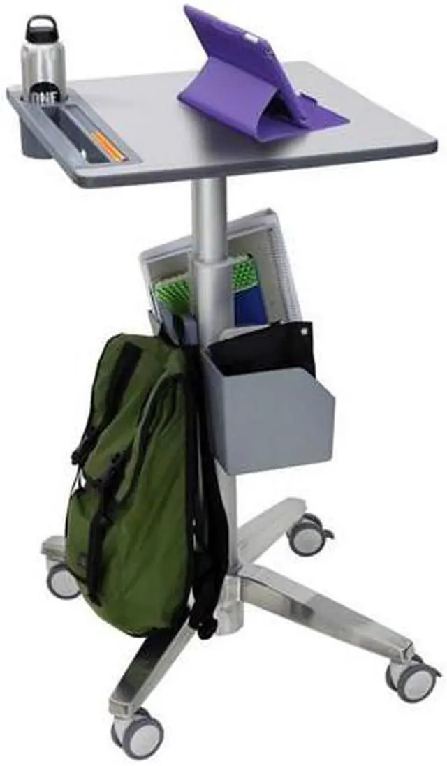 Alt view image 4 of 20 - Ergotron LearnFit 33"-49"H Adjustable Desk (24-481-003) 24481003