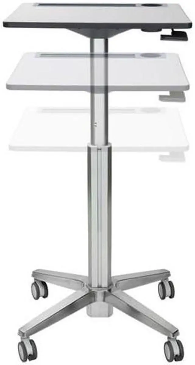 Alt view image 3 of 20 - Ergotron LearnFit 33"-49"H Adjustable Desk (24-481-003) 24481003