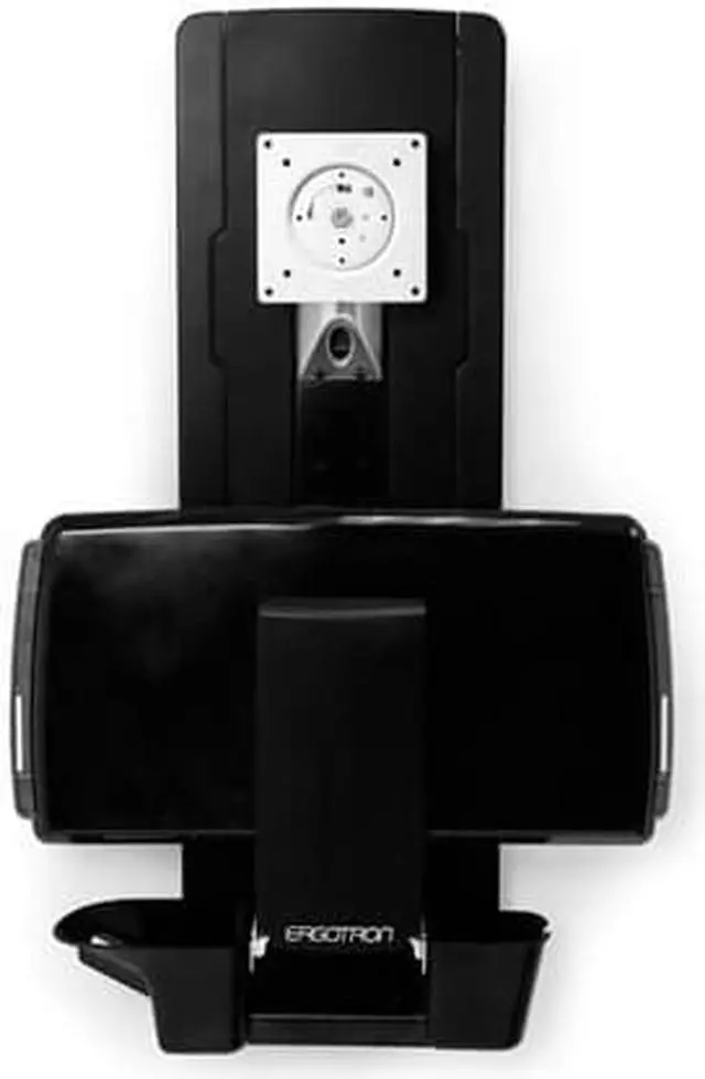 Alt view image 4 of 11 - ERGOTRON 61-080-085 StyleView Sit-Stand Vertical Lift, Patient Room (Black)