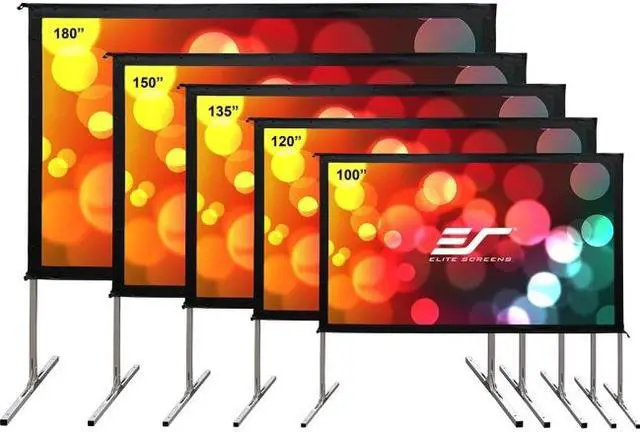 Alt view image 10 of 20 - Elite Screens OMS135H2-DUAL Yard Master 2 Dual Series Outdoor Projector Screen