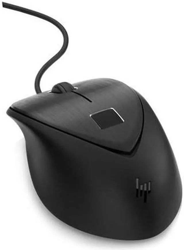 Alt view image 6 of 18 - HP USB Fingerprint Mouse Wired Mouse