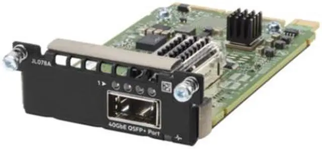 Alt view image 7 of 12 - HP Aruba 3810M 1QSFP plus 40GbE Module Network Accessory Kit