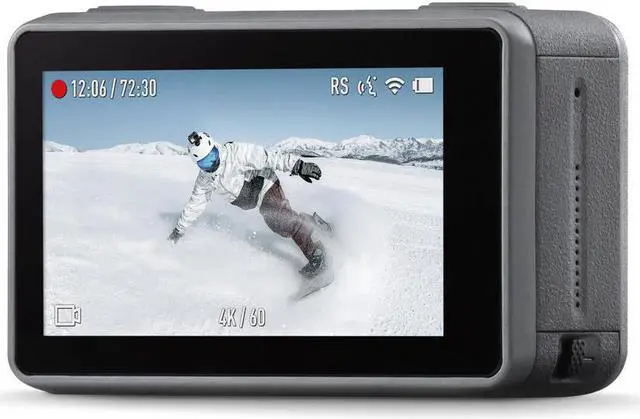 Main image of DJI OSMO ACTION Cam Digital Camera with 2 displays 11m waterproof 4K HDR-Video 12MP 145 Angle Black