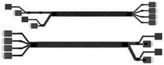 Alt view image 7 of 11 - Intel Cable A2U8PSWCXCXK2 2U 8Port Oculink Switch Card 8x NVMe Drives Cable Kit (A2U8PSWCXCXK2)