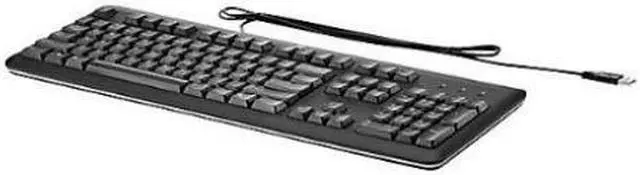 Main image of HP - Keyboard - USB - English HP Business QY776AT#ABA USB Keyboard US