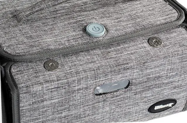 Alt view image 3 of 7 - Ultimaxx UV 12 Bulb Sterilization Bag: 99.9% Clean for Masks, Clothes, Cell Phones, Electronics, Baby Bottles, Toothbrush, Beauty Supplies & Much More. Collapsible + Portable + Ozone