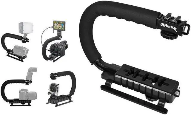 Main image of Ultimaxx Professional Video Action Stabilizing Handle Grip Handheld Stabilizer for DSLR Cameras and Camcorders