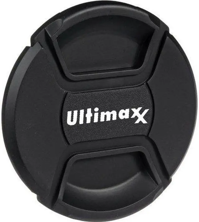 Main image of Ultimaxx 62mm Snap-On Pinch Lens Cap, Camera Lens Protection Cover for Nikon, Canon, Sony And Other DSLR Cameras