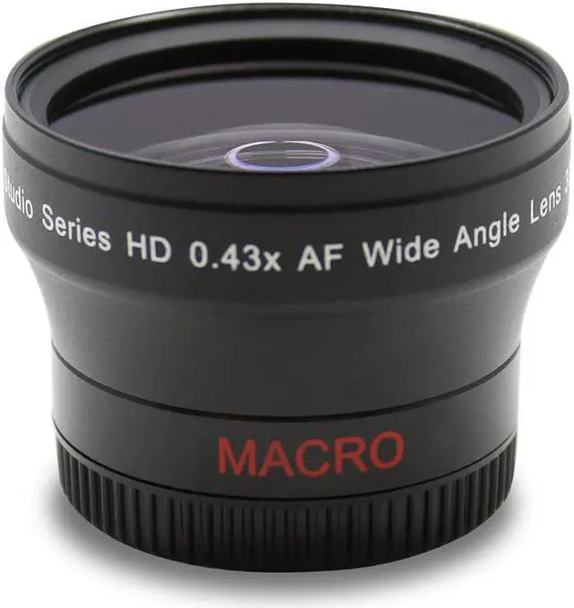Main image of Ultimaxx 0.43x 55mm Professional HD Wide Angle Lens With Macro Attachement for All DSLR Camera Lens with Same Filter Thread Size
