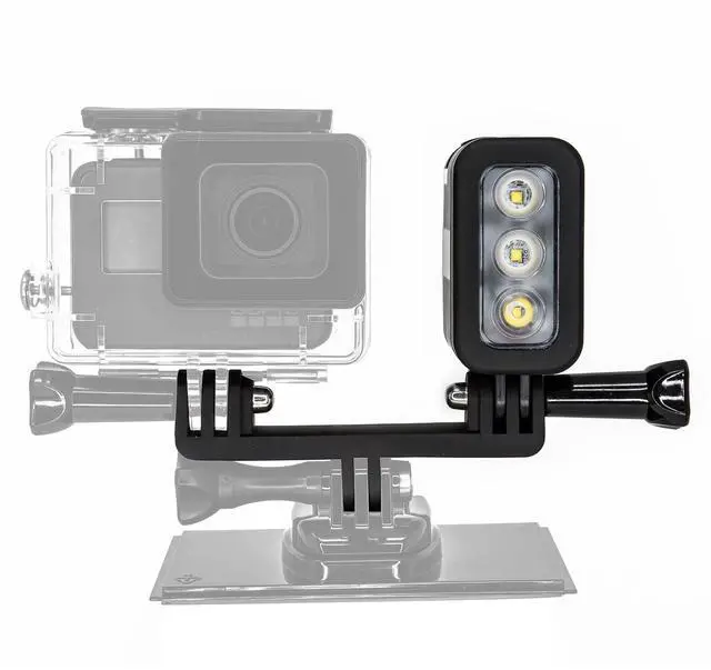 Alt view image 4 of 4 - Ultimaxx 40m (131 FT) Waterproof LED Underwater Dive Light for All GoPro HERO and Session And Other Similar Sized Action Cameras