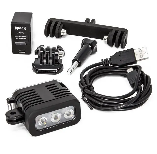 Alt view image 2 of 4 - Ultimaxx 40m (131 FT) Waterproof LED Underwater Dive Light for All GoPro HERO and Session And Other Similar Sized Action Cameras
