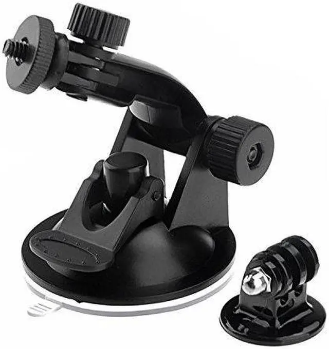 Alt view image 2 of 14 - Ultimaxx Suction Cup Camera Mount 1/4-20 Thread Rotating Car Windshield for All Gopro Cameras