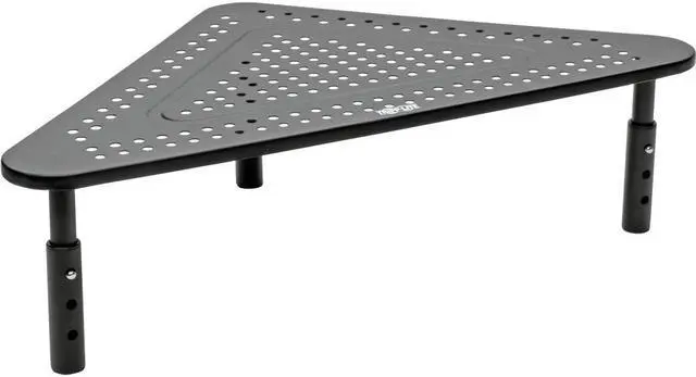 Main image of Tripp Lite Monitor Riser Stand Desktop Corner Metal Height Adjustable Black