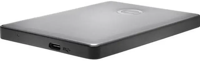 Alt view image 3 of 5 - G-Technology 2TB G-DRIVE Mobile USB-C Portable Drive USB 3.1 Gen 1 Model 0G10317-1 Space Gray