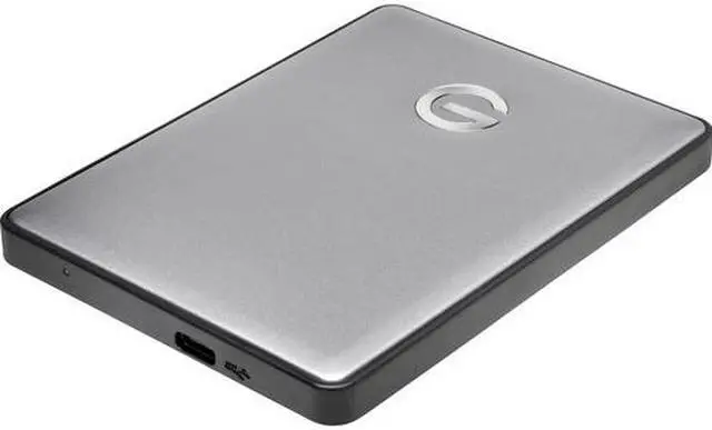 Alt view image 4 of 5 - G-Technology 2TB G-DRIVE Mobile USB-C Portable Drive USB 3.1 Gen 1 Model 0G10317-1 Space Gray